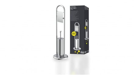 EISL Toiletset Chroom – 2-in-1 WC Borstel & Toiletrolhouder – RVS