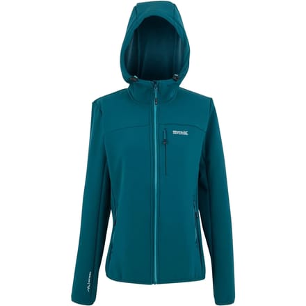 Ossek waterafstotende winddichte softshell-jas met capuchon voor dames
