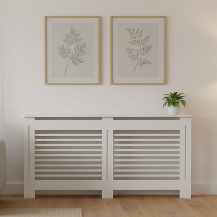 FATIVO Radiatorombouw - Radiatoromkasting - 152x19x101 cm - Wit