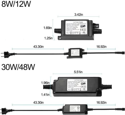 Waterdichte 30W LED Driver Transformator voor Buiten - DC 12V Adapter