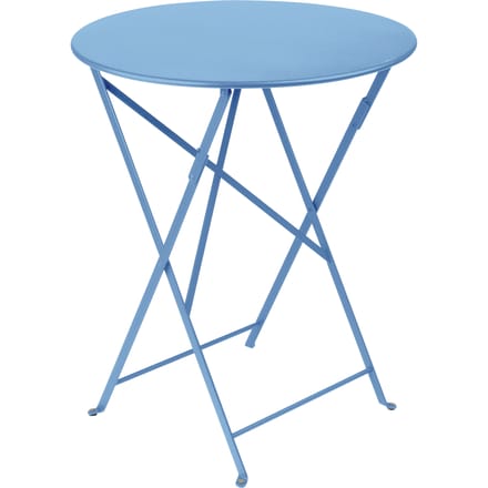 Fermob BISTRO klaptafel rond - E1 Maya blauw - Ø 60 cm