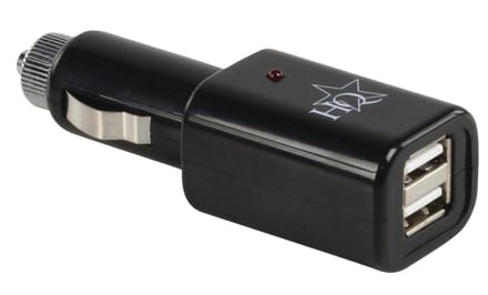 HQ - Dubbele USB Auto Lader - Zwart