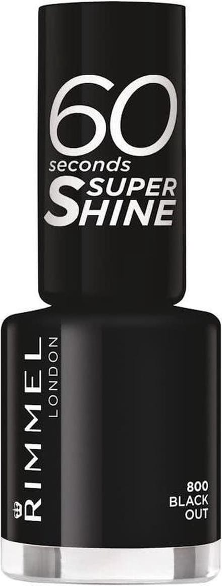 Rimmel London 60 seconds supershine - 800 Black Out - Nagellak