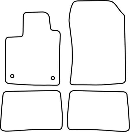 Automatten | Mattenset Renault Twingo - X44 modellen - 2007 - 2013