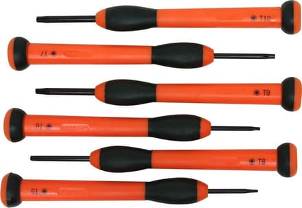 Skandia Torx Mini Schroevendraaierset - 6 delig
