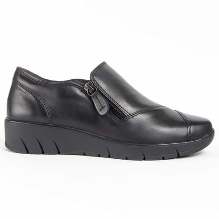 Purapiel mocassin Ailina2 Zwart