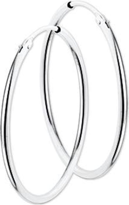 Marie Celeste oorringen ronde buis - 15 mm - Goud