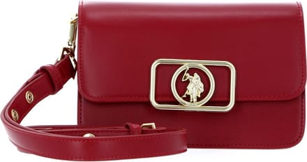 U.S. POLO ASSN. Schoudertas Berkeley Horizontal Flap Bag Red / Gold Rood