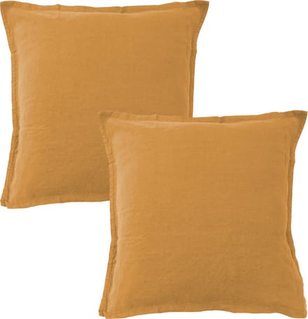 Matt & Rose Set Kussenslopen Karamel - 65 x 65 cm - 100% Linnen