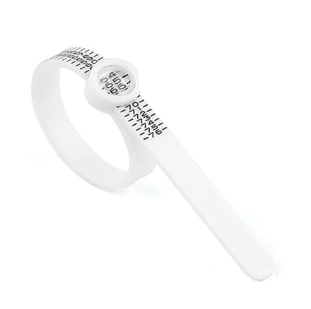 Matthew Studio® Ringmaat Meter - Ringmaat Opmeten - Ringmeter met Vergrootglas - Verstelbaar - Universeel