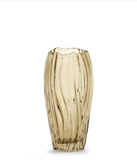 Serax Vaas-Vaas voor Bloemen Glas Geel D 12.2 cm H 25 cm