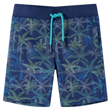 vidaXL - Kindershorts - met - trekkoord - 116 - marineblauw