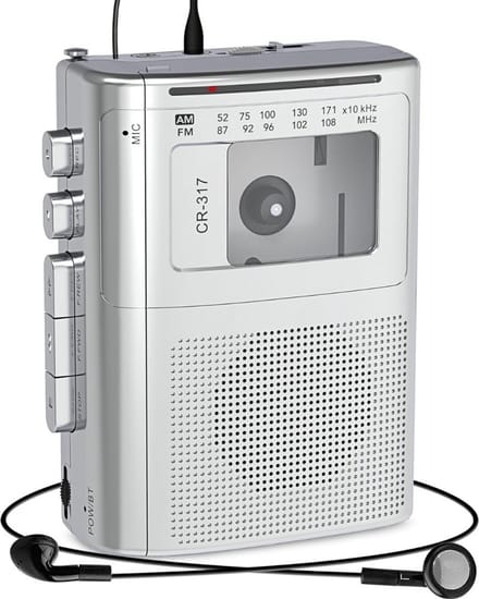 MKSS® Cassette Speler - Walkman - Zilver