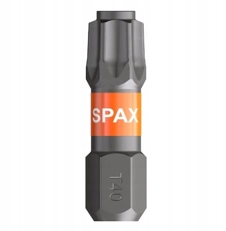 Spax Schroefbit - T-star Plus - T40 Zeskant 1/4" - 25mm