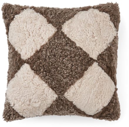 Sheepskin House - Kortharig Curly Schapenvacht Kussen - 40x40 cm