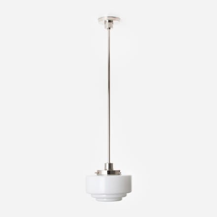 Hanglamp Getrapt Ø 25 20's Nikkel - Art Deco Trade