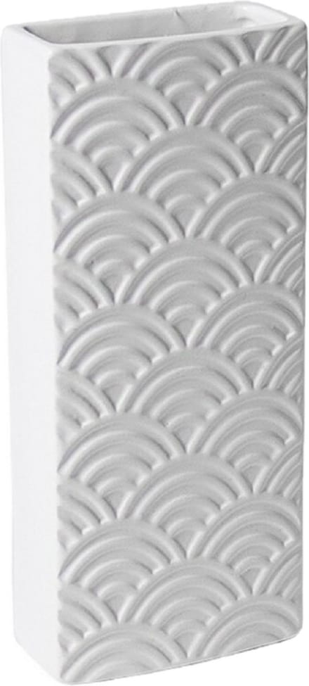 Gerimport Luchtbevochtiger radiator - wit - aardewerk - 17,5 cm