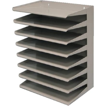Sorteerrek Vepa Bins 8 delig grijs