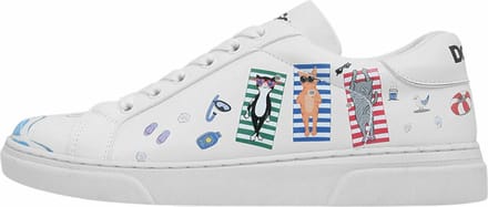 DOGO Ace Dames Sneakers - Cats on the Beach 38