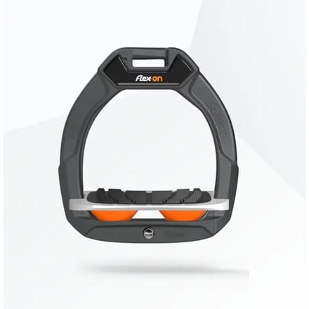 Veiligheidsstijgbeugels Incliné Grip Antraciet/Grijs/Oranje kind Flex-On Safe-On
