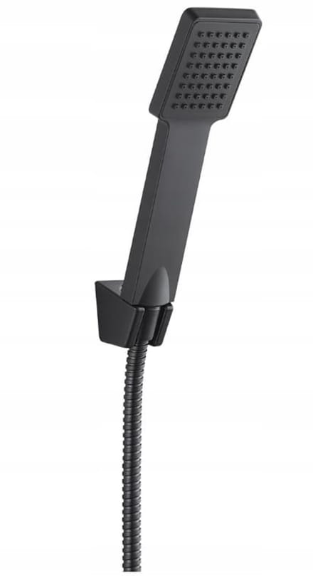 Kuchinox Orca - Douche Set - Zwart - Antikalk Systeem - Regen Straal