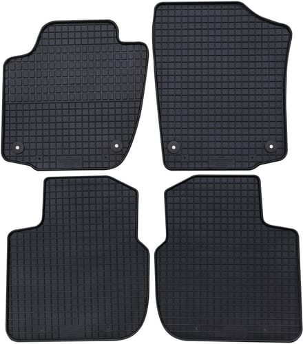 Rubbermatten Skoda Rapid / Skoda Rapid Spaceback 2012-2019 (complete set) - Petex
