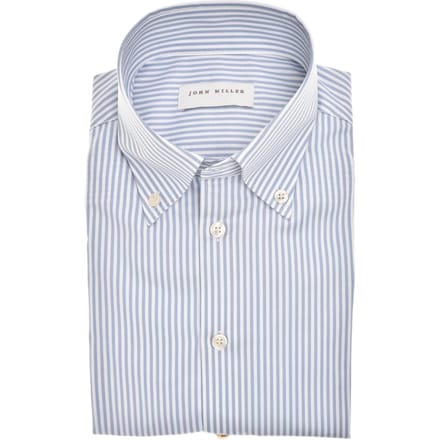 John Miller Overhemd Slim Fit  Donkerblauw 5142651
