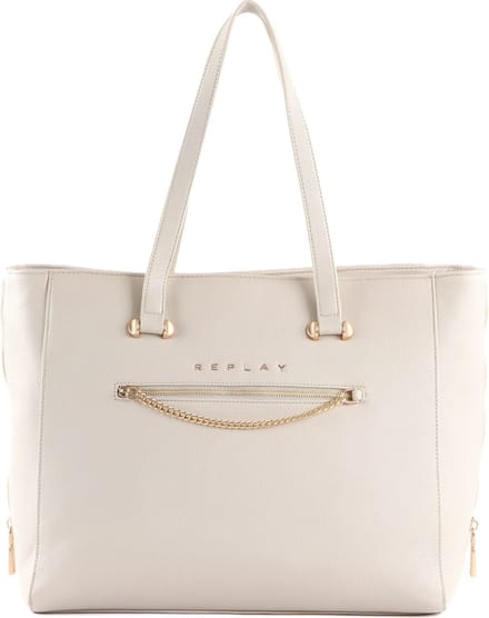 REPLAY Shopper Light Grey Crème