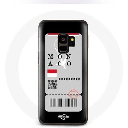 Hoesje voor Samsung Galaxy S9 Monaco vliegticket