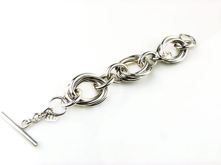 armband in brons model Chicobella - zilverkleurig