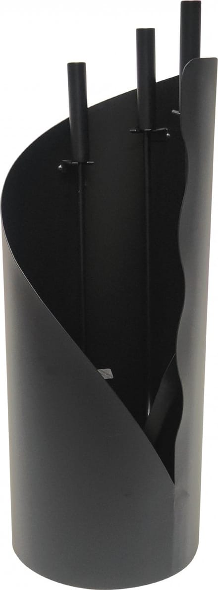 Practo Home - Haardset zwart - 3-delig haardgereedschap - haardstel - open haard set