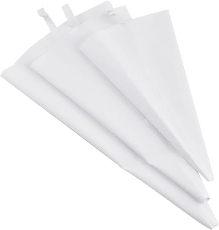 Professionele herbruikbare silicone spuitzak set met 3 spuitmonden voor cupcakes, muffins en taarten