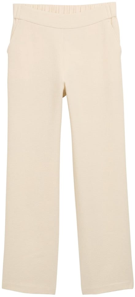 Rechterschouder broek in seersucker dames Tom Tailor
