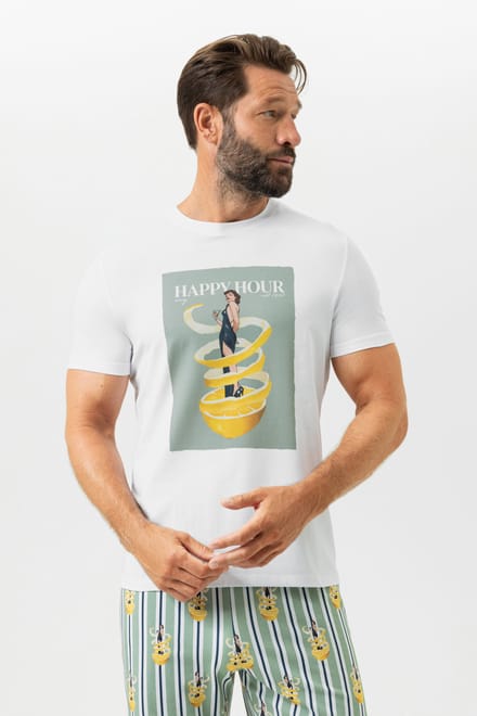 T-shirt Serie Fizz & Flavours Wit