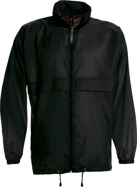 B&C Sirocco Heren Lichte Jas / Heren Jassen (Zwart)