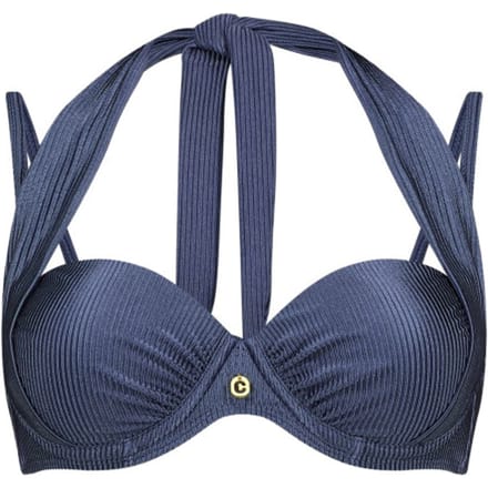 Ten Cate multiway bikini top shiny indigo voor Dames | Maat 40C (80C)