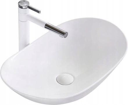 Rea Royal 60 Opzetwastafel Wit 62x36 cm