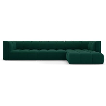 Hoekbank Francesca velvet rechts 5-zits | Milo Casa