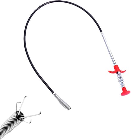 Dailygoods- Afvoerontstopper Flexibel - Roestvrijstalen Ontstopper