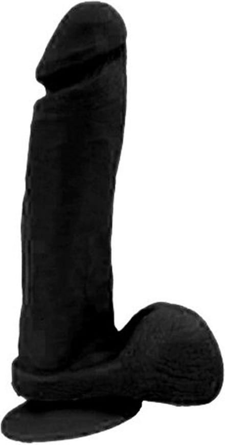 BP - Dildo met Scrotum - 20 cm - Zwart