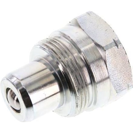 Stalen DN 10 Hydraulische Koppeling Insteeknippel 3/8 inch NPT binnendraad ISO 14540 D 19 mm
