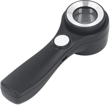 Dailygoods - Handvergrootglas met 60x Vergroting en LED-licht