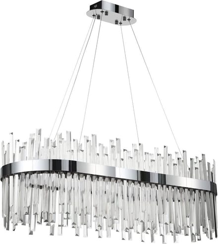 Toolight App1514-Cp80 Hanglamp Chroom 80X35X95Cm