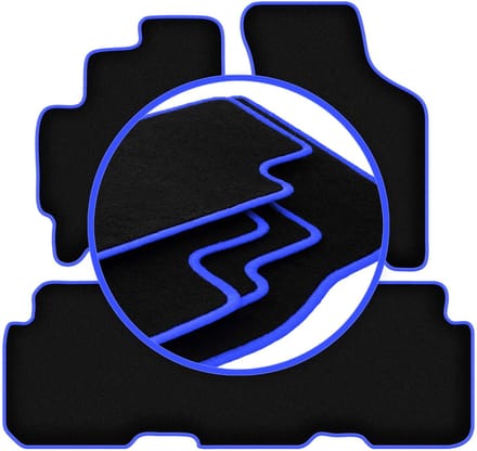 CARLUX-BLUE automatten voor: Kia Carens I minivan (1999-2006)