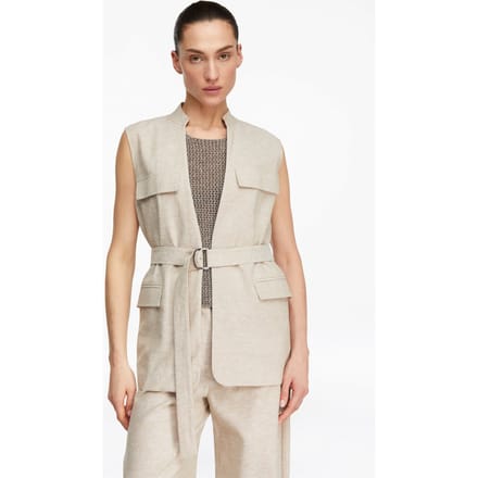 Comma  Jackets Indoor Beige Taglia: 36 | Gilet Outlet | Donna | Marrone