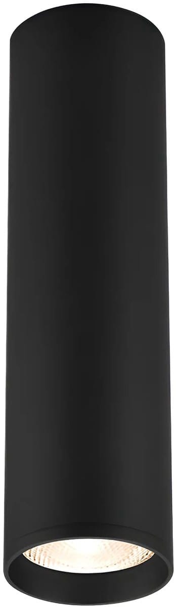 Opbouwspot GU10 - Brinton Tower - Rond - Zwart - Diameter 55mm