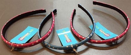 Bware! Haarbanden Gestipt Blauw & Roze (3 stuks)