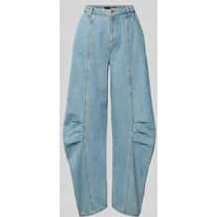 Loose fit jeans van katoen