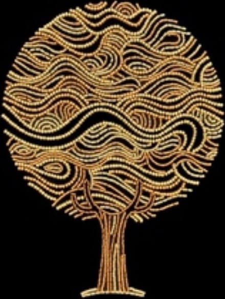 MiniArt Crafts, Golden Tree, 30x30 cm (nivo: standaard)