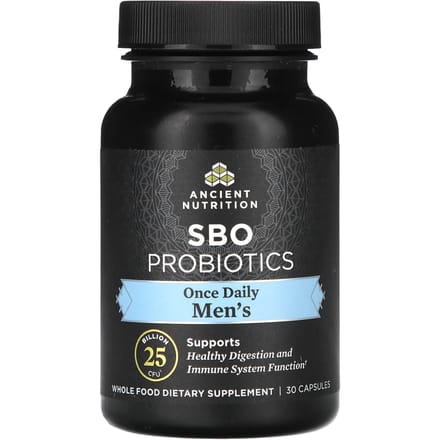 Ancient Nutrition, Men's, SBO Probiotic, 25 Billion CFU, 30 Capsules